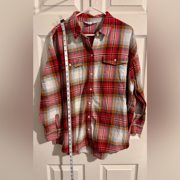 Old Navy Plaid Boyfriend Shirt 2X - Picture 8 of 8